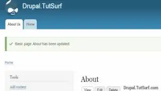 How to Add a Page and Link to a Menu Drupal 8 Tutorial Beginner