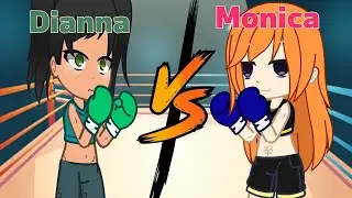 The tickle boxing match Monica vs Dianna🥊 (FT. @animationTickle_ ) ☆Animation☆