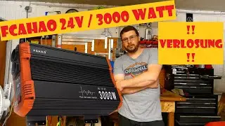 FCHAO 3000 Watt Batterie Wechselrichter - 24V autark - Vorstellung, Grundlagen, Test, Verlosung