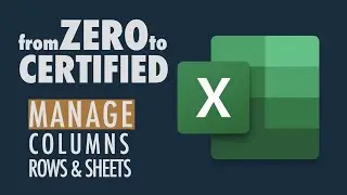 Microsoft Excel Basics - Managing Columns, Rows and Sheets