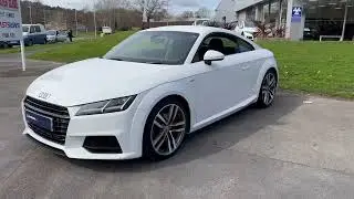 Audi TT 2.0 S-Line TSFI finished in White Pearl , video walkaround!
