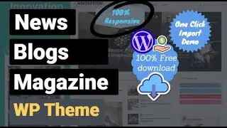Innovation Multi Concept News, Magazine Blog WordPress Theme