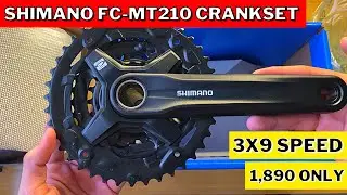 Shimano Unboxing FC-MT210 3by crankset 3x9 Speed Hollowtech | Noris Bikeshop