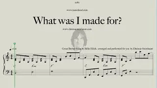 What was I made for?  -  Barbie Movie Track  -  Billie Eilish