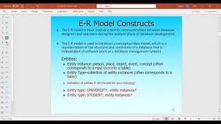 2. ER Model Constructs