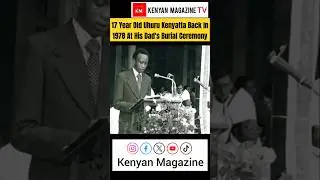 Uhuru Kenyatta in 1978 when he was around the age of 17 years | Years later he became the President