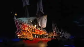 Pirates of the Caribbean-Pirate ship scene