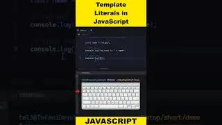 template literals in javascript 🔥 #short #shorts #javascript #programming