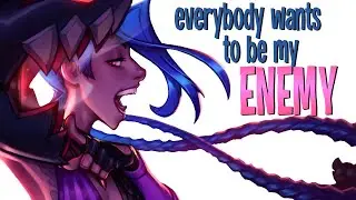 Nightcore - Enemy (female rock version // ARCANE)