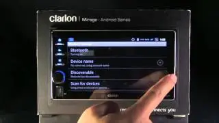 Notification Center, Scrolling between the pages, Bluetooth