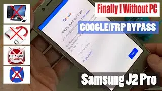Samsung J2 Pro 2018 (SM-J250F) GOOGLE/FRP BYPASS | Without PC | TUTORIAL 2022