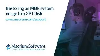 Restoring an MBR system image to a GPT disk