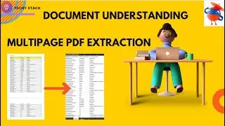 Uipath | Multipage Pdf Extraction with Document Understanding 