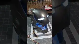 WOW!! 3D Printed Ironman Helmet with LEDs and Servos