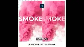 Blending Text in Smoke - Short Photoshop Tutorial