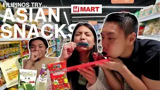 TRYING RANDOM ASIAN SNACKS FROM HMART 🍡