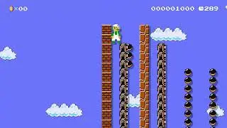 Super Mario Maker 2 - #319 S1 - glich wrold by werffgggyy