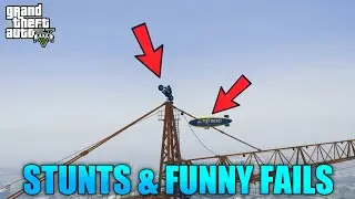 GTA V STUNTS AND FUNNY FAILS COMPILATION | GTA 5 #shorts