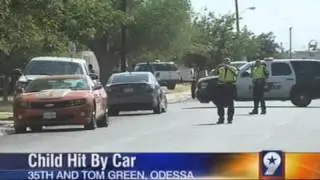 Child Hit by Vehicle in Odessa