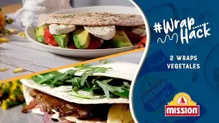 Recopilatorio de wraps vegetales