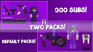 300 sub packs! (2 purple packs) (1.14 and 1.8.9 default edits)