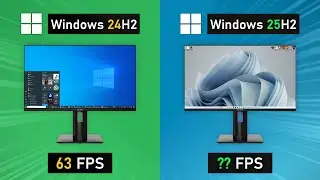Windows 11 24H2 vs 25H2 - AMD & NVIDIA GPU Benchmarks