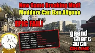 Warning Modders On GTA Online PC Can Ban Innocent Players Epic Fail! Don't Play On PC!