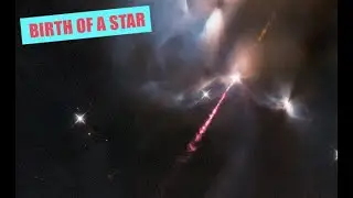 Hubble Telescope Witnessed Cosmic Tantrums as a Star is Born!