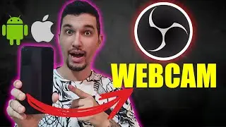 Como usar o CELULAR COMO WEBCAM no OBS STUDIO pelo Wi-Fi ou cabo USB em celular ANDROID OU IPHONE