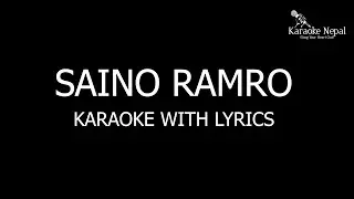 Saino Ramro - Gurung Song AAGE THAGU (KARAOKE WITH LYRICS) | Karaoke Nepal