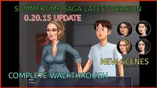 SUMMERTIME SAGA 0.20.15 NEW UPDATE GAMEPLAY 😍 SUMMERTIME SAGA LATEST VERSION FULL WALKTHROUGH