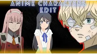 Chifuyu Matsuno, Mai Sakurajima and Zero Two. [ANIME] [AMV] [EDIT]