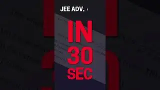 JEE Advanced 2021 Question solved in 30 seconds 😱 | AOD