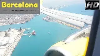Barcelona EL Prat ocean approach