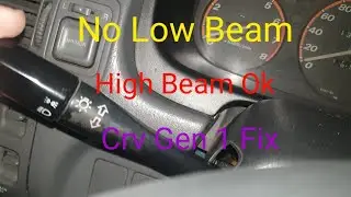 Low beam not working but high beam works / no low beam headlights