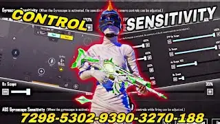 2.9.0 UPDATE 🔥Best Zero Recoil Sensitivity +Control settings Code for Pubg Mobile/BGMI in 2024