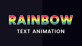 CSS Rainbow Text Animation | CSS Text Effect