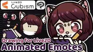 HOW TO: Make an Animated Emote using Live2D【PART 1 - ART】