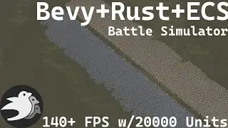 Making a large Battle Simulator game with Bevy and Rust