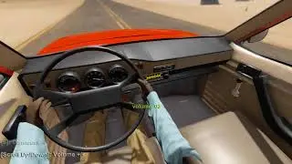 custom radio in the long drive...
