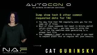 Simplified Troubleshooting through API Scripting  - Cat Gurinsky