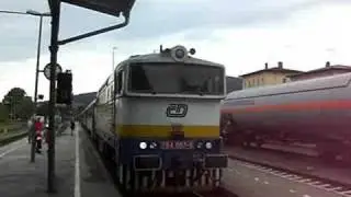 Start einer Diesellok der Baureihe 754