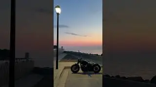 Sunrise Ride. #triumph #bobber