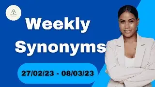 Weekly Synonyms | Weekly Synonyms in English | Weekly Synonyms words | Synonyms #viralsynonyms