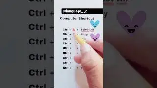 C programming language || learn c programming || 😇🎯 computer shortcut keys 🖥️😍c programming games💡