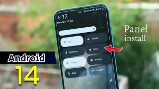 Install New Control Center Notification Panel Android 14