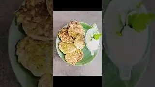 Вкуснющие оладьи из кабачков и без муки.  Рецепт в  моем тг-канале (в шапке профиля) #похудение