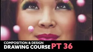 Composition and Design Drawing Course - Midtones and Highlight (PART 36)