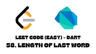 58. Length of Last Word | LeetCode | Dart
