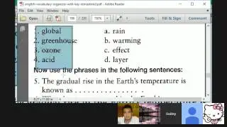 Vocabulary Related to the Environment